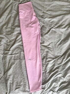 ALO Yoga Kids Light Pink High-Rise Leggings